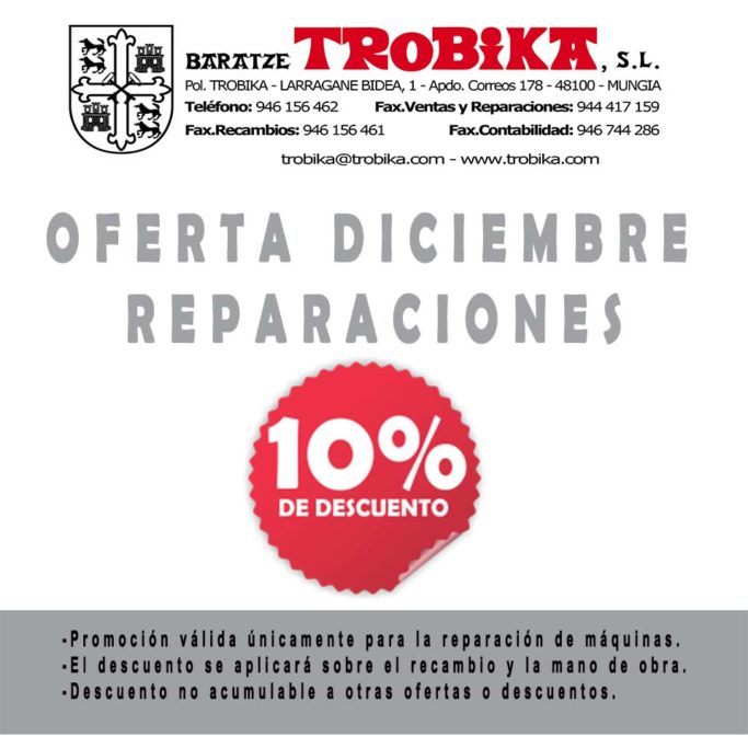 OFERTA DICIEMBRE REPARACIONES OFERTA DICIEMBRE REPARACIONES